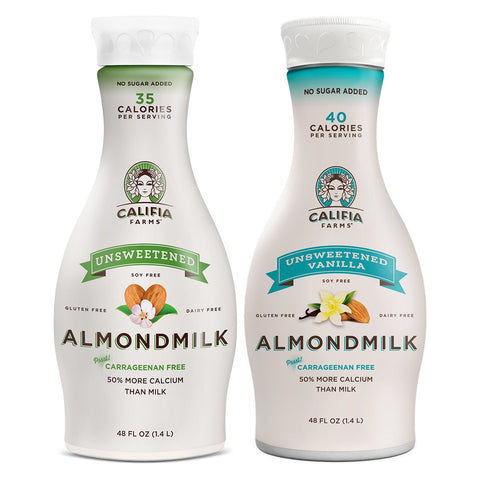 Unsweetened & Unsweetened Vanilla Almondmilk