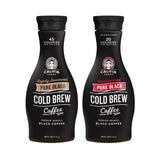 Pure Black Cold Brew Coffee Lightly Sweetened & Unsweetened