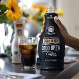 Pure Black Cold Brew Coffee Lightly Sweetened & Unsweetened