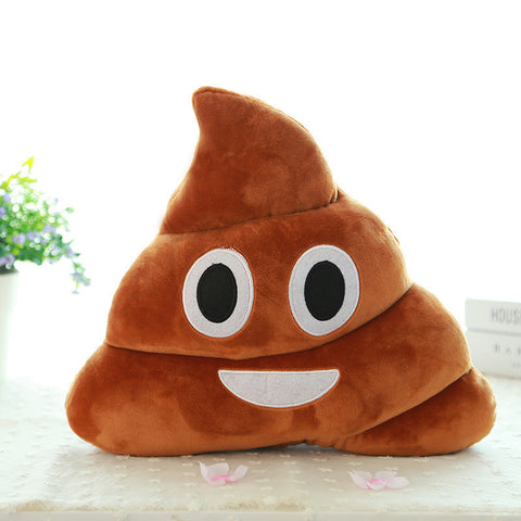 Pillow Plush Cushions Home Decor Kids Gift Stuffed Poop Doll Keychain